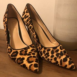 Jessica Simpson Leopard Print Heels size 9